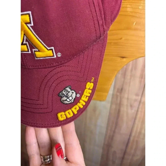 Minnesota Gopher Baseball Cap OS 100% Cotton - Picture 2 of 8